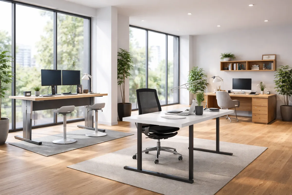 Comment choisir entre différents types de bureaux pour un espace de travail