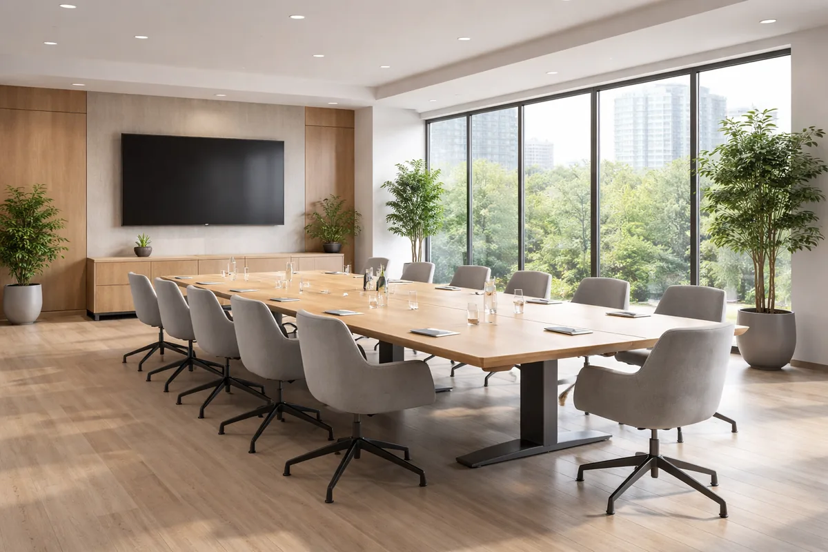 Combien de m² consacrer à une salle de réunion efficace